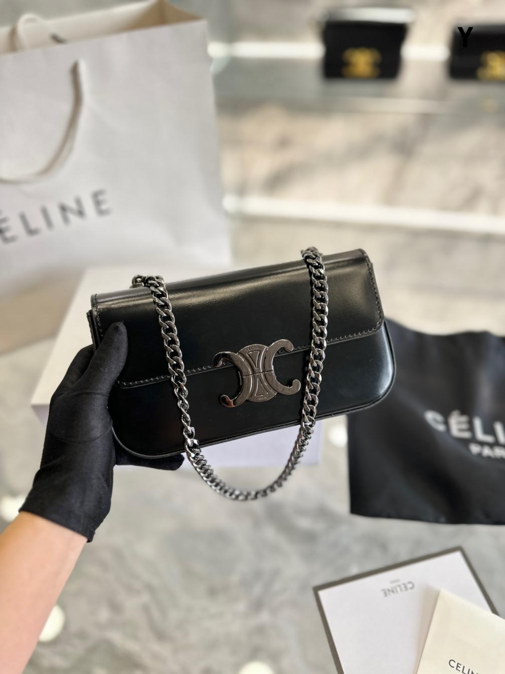 Celine black square bag 131391
