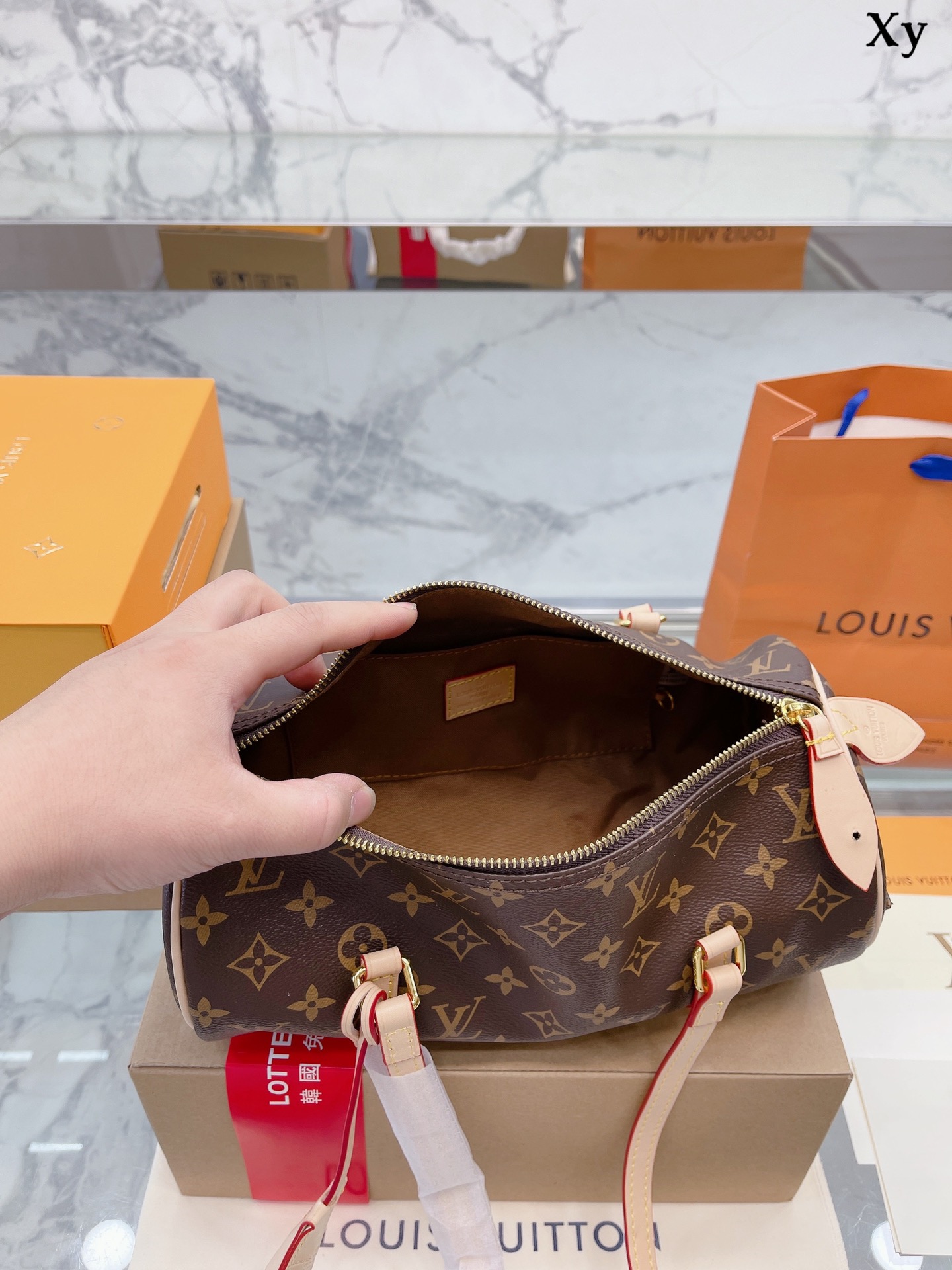 LV Papillon TAMBOURIN bag 131547