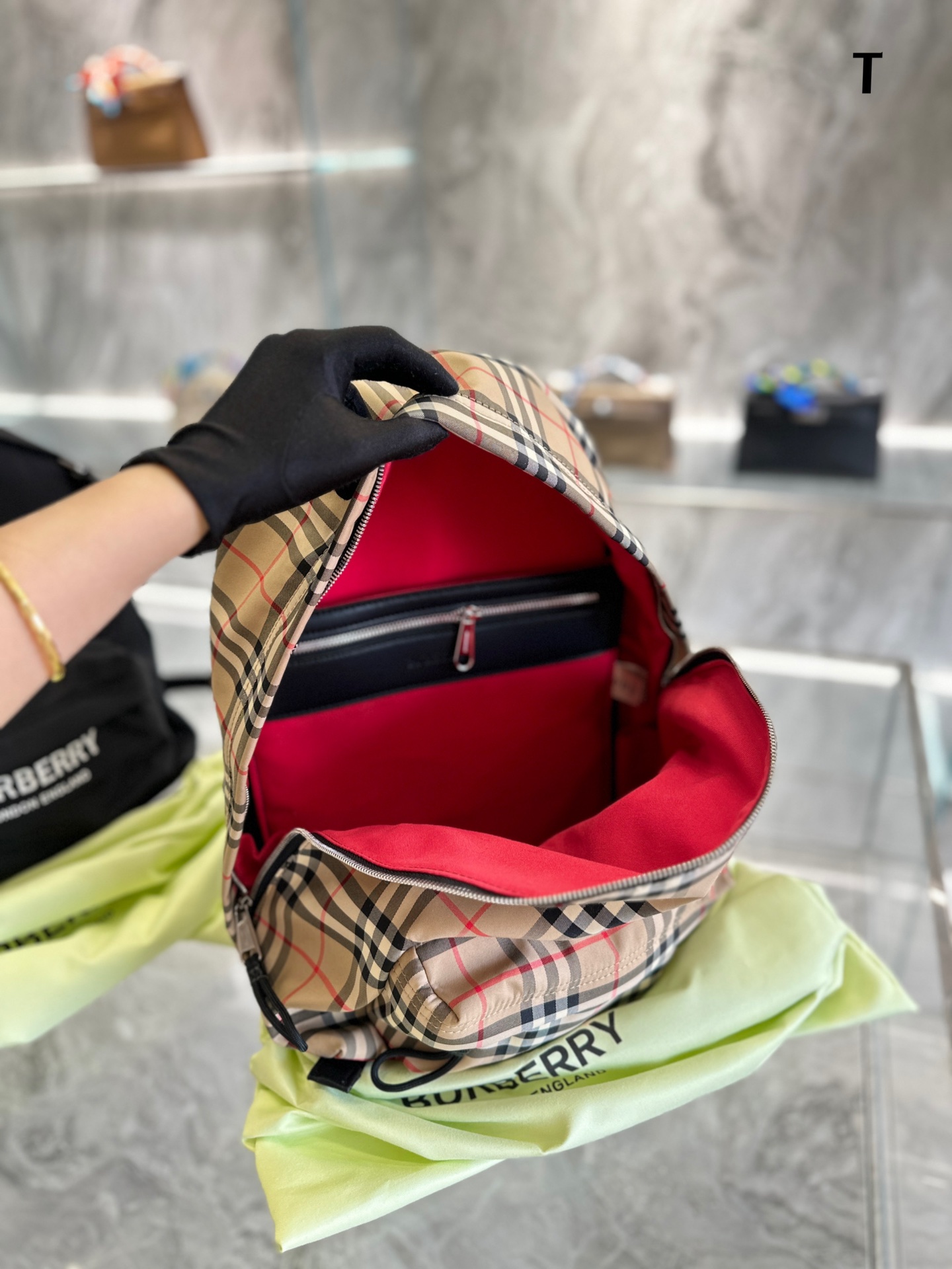 Burberry vintage backpack