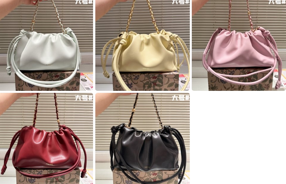 LOEWE squeeze cowskin leather Bag 133825