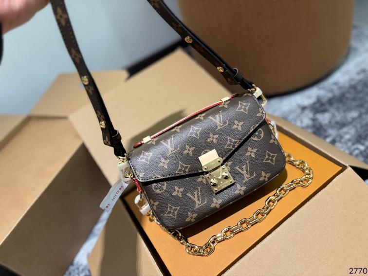 LV Louis vuitton cowskin leather east west bag