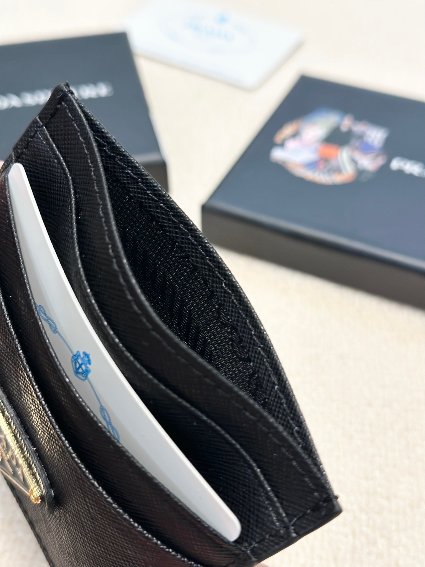 Prada leather Card Holder
