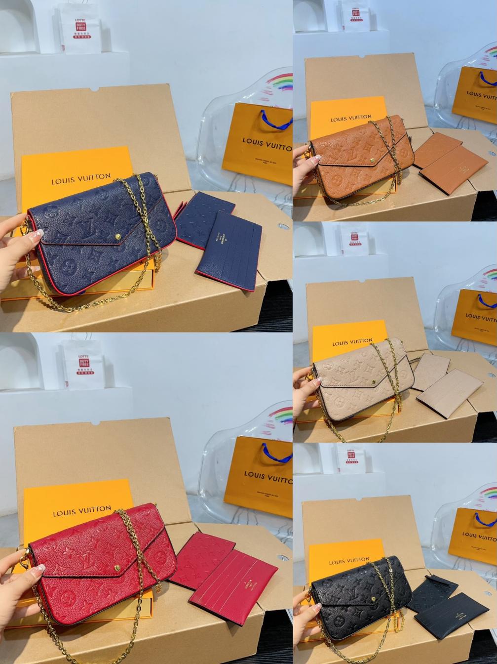 LV Louis vuitton POCHETTE FÉLICIE WOC