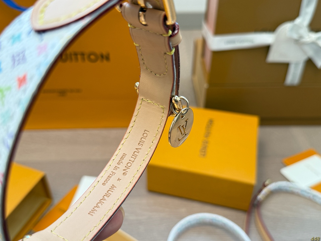 LV Louis vuitton leather Pet/Dog leashes 135895