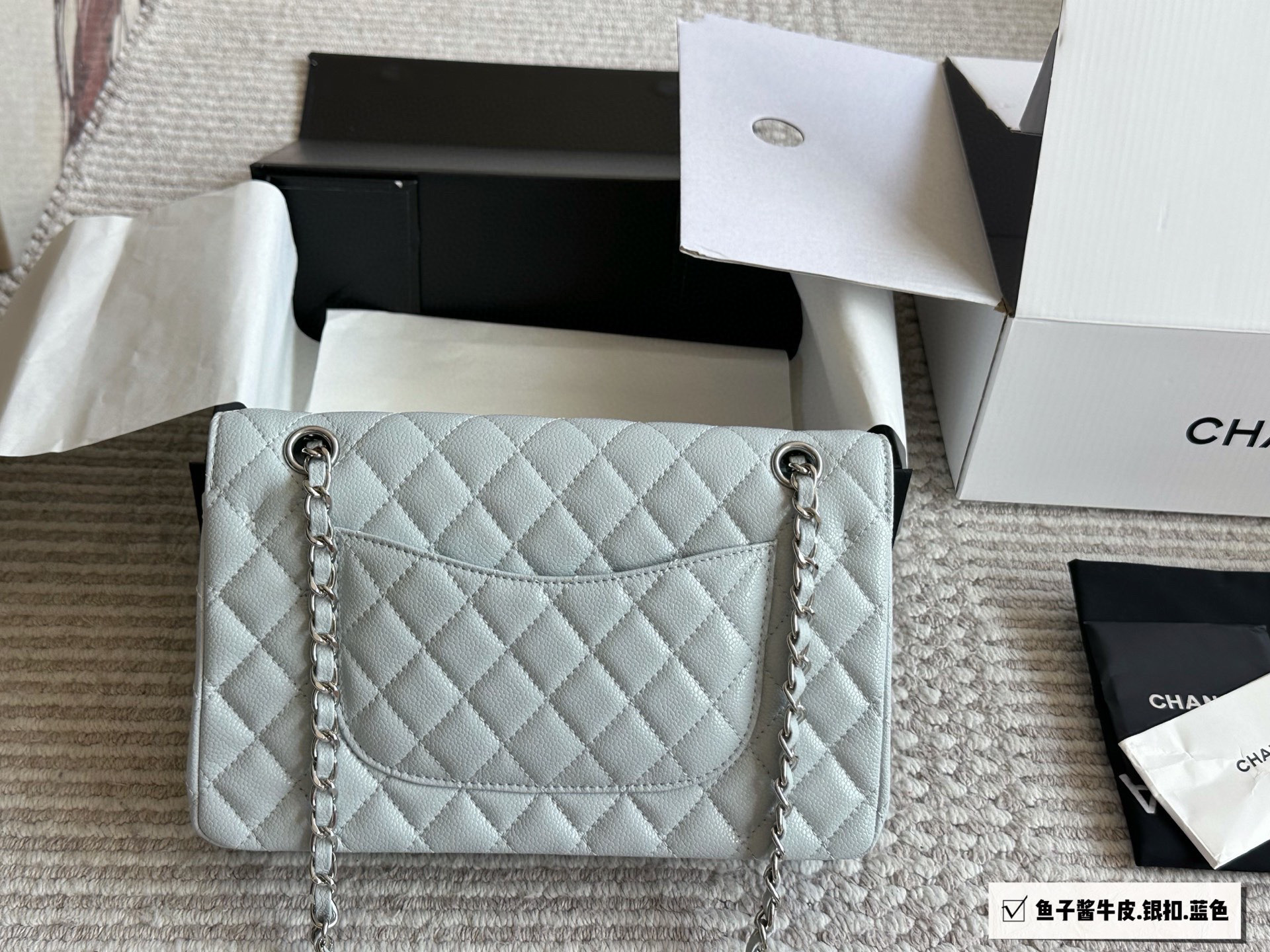 Chanel Cowskin CF Hand bag 135923