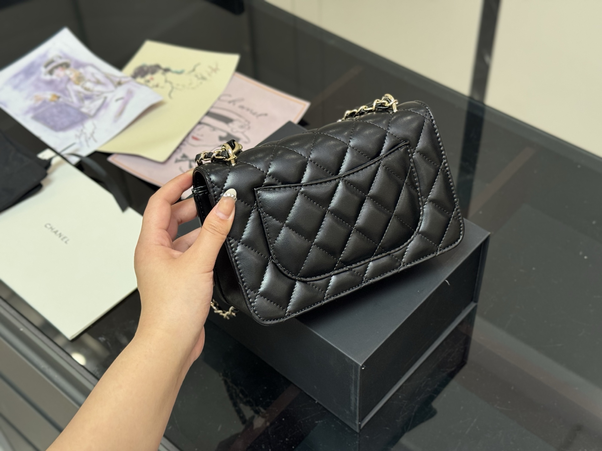 Chanel 25B CF mini bag 139054