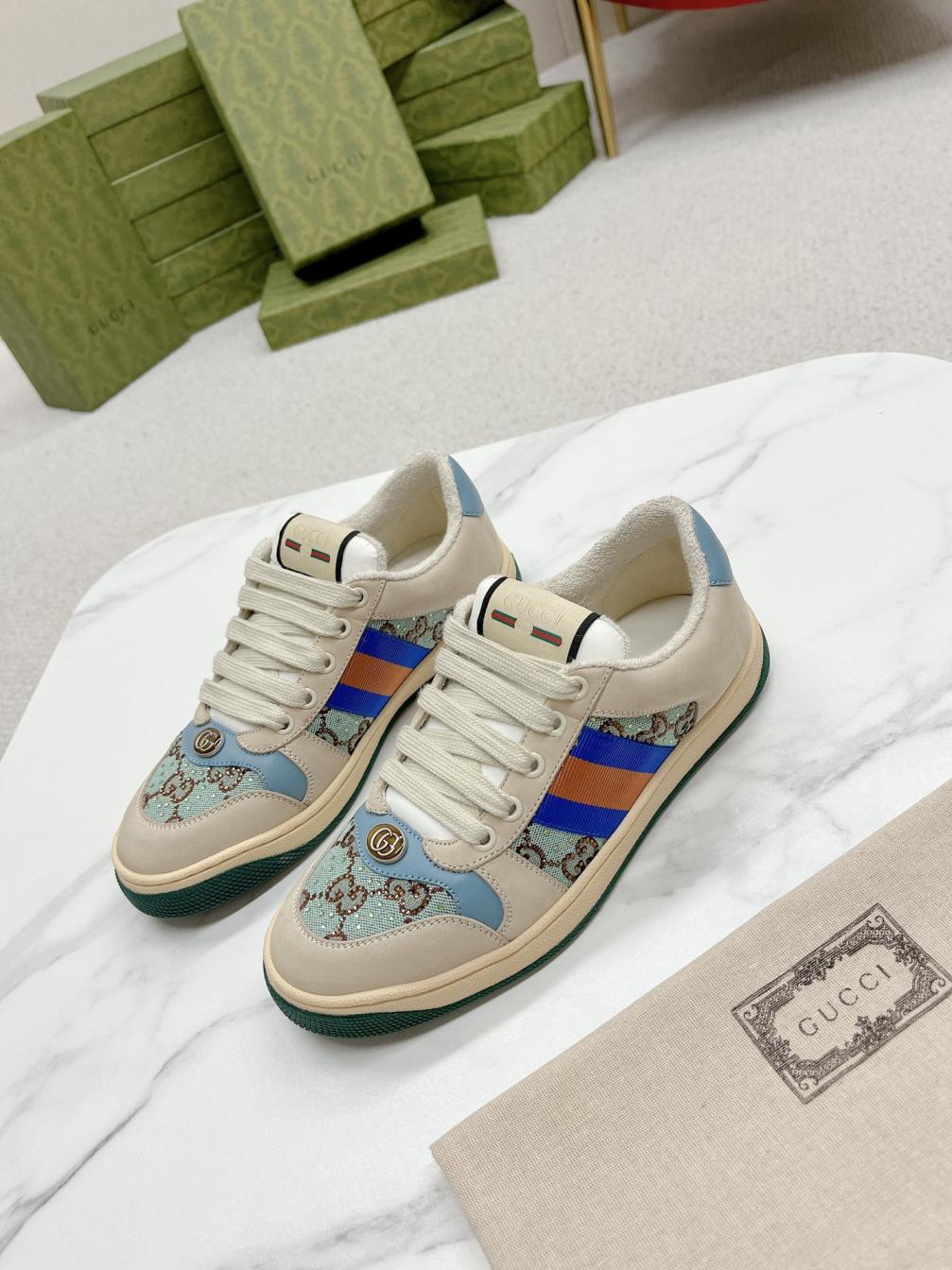 Gucci Women vintage cryatal sneakers 133351