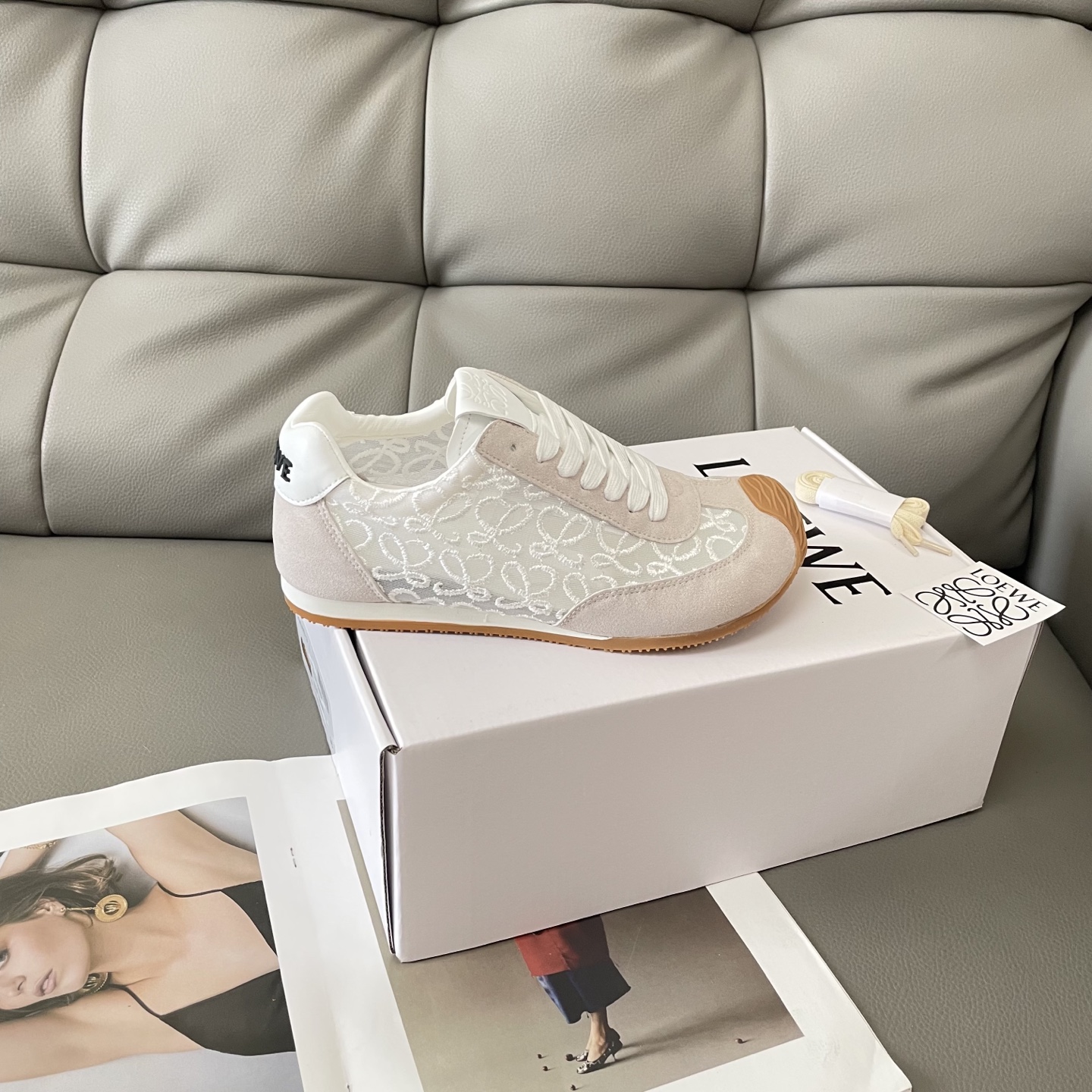 LOEWE 25SS lace GTA Trainer Sneaker 139006