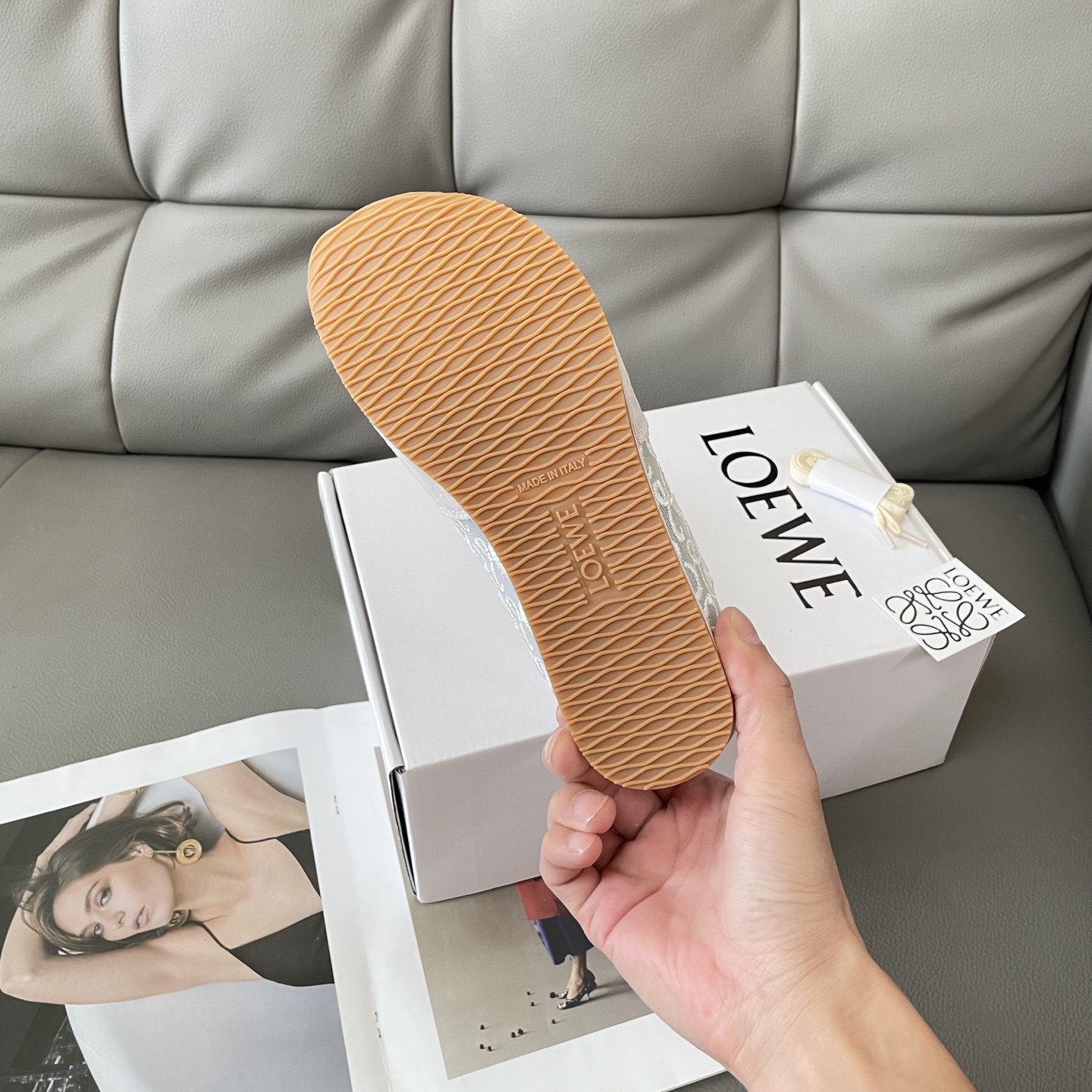 LOEWE 25SS lace GTA Trainer Sneaker 139006