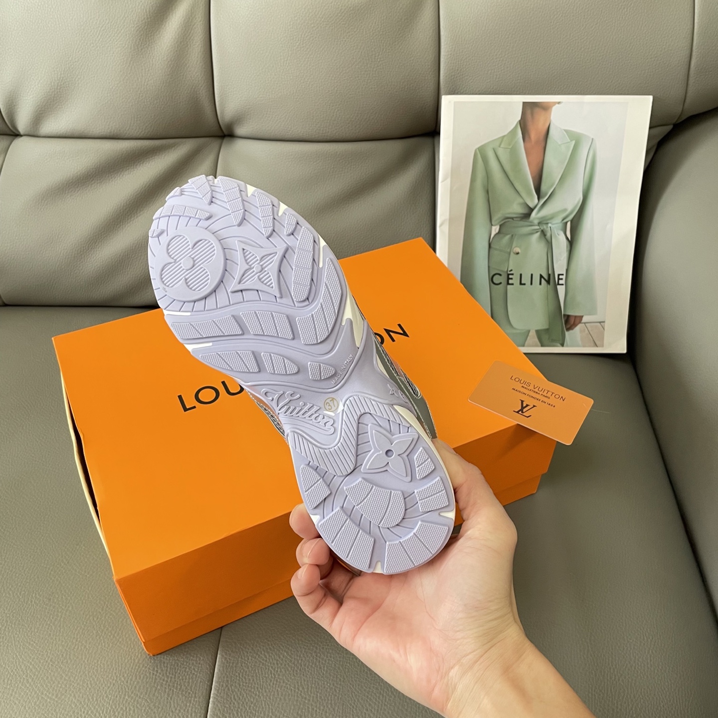 LV  Louis Vuitton  25S Olympia Trainer sneakers 139005