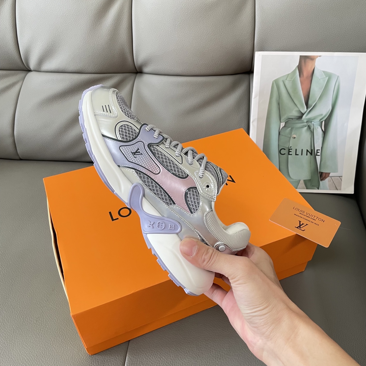 LV  Louis Vuitton  25S Olympia Trainer sneakers 139005