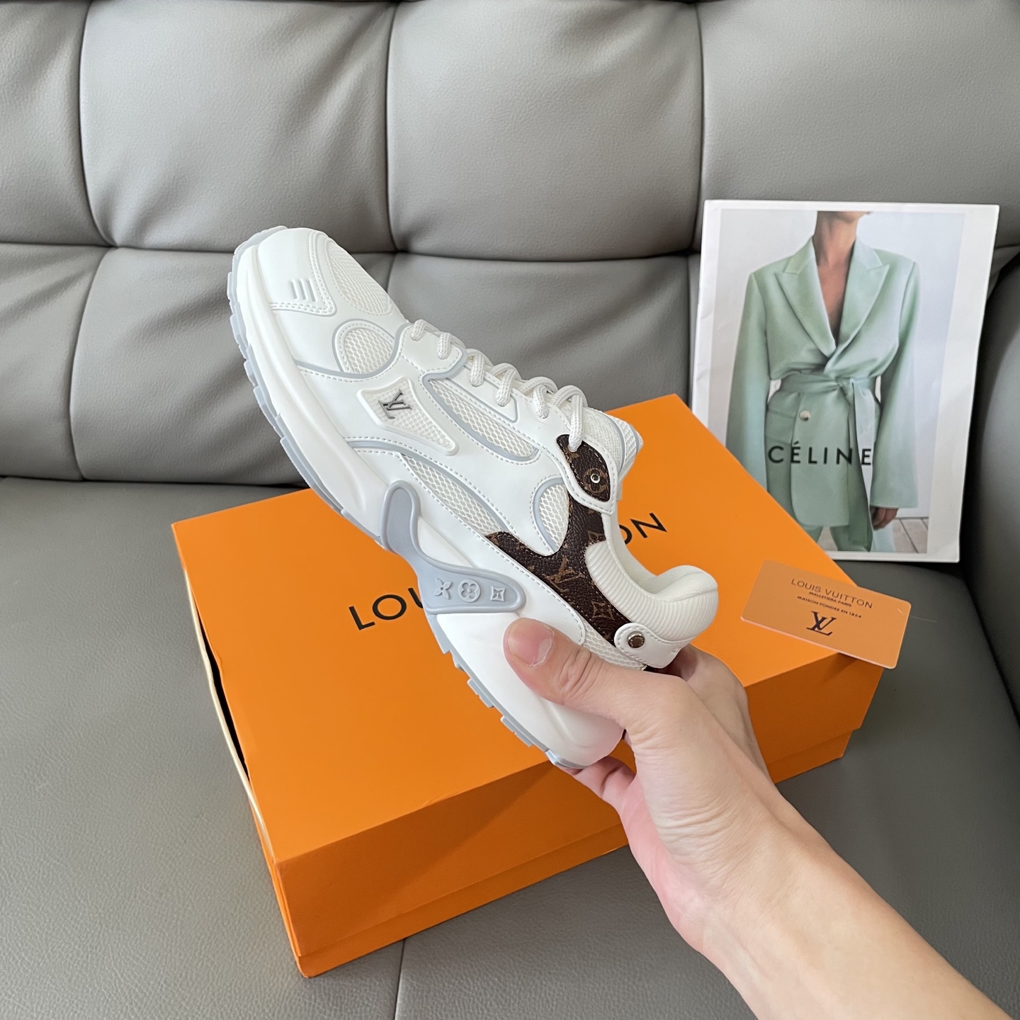 LV  Louis Vuitton  25S Olympia Trainer sneakers 139000