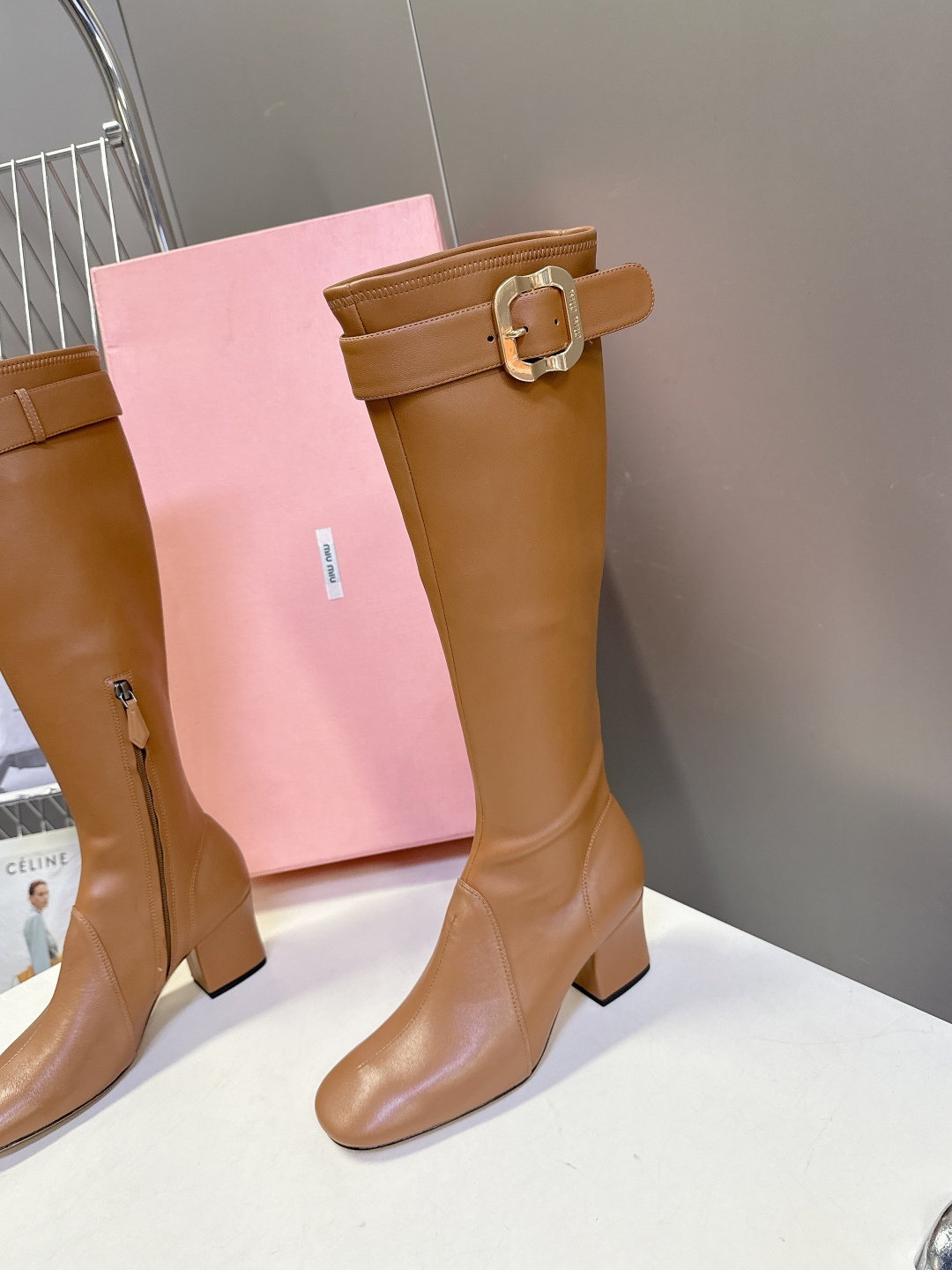 MIUMIU LONG Leather boots