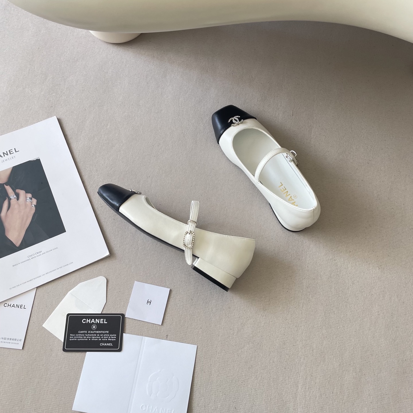 CHANEL CC bowknot 25S flat shoes