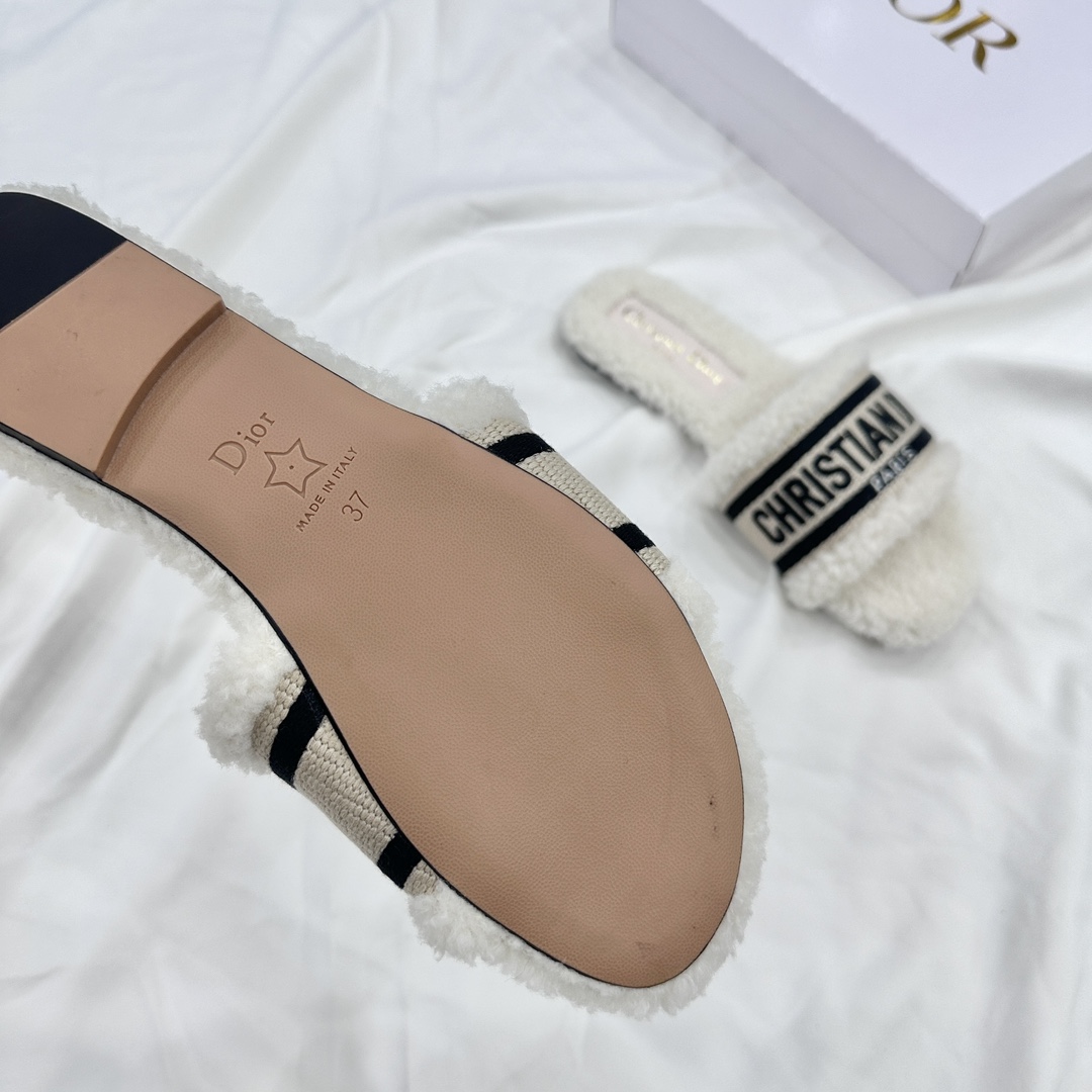 Dior winter slippers