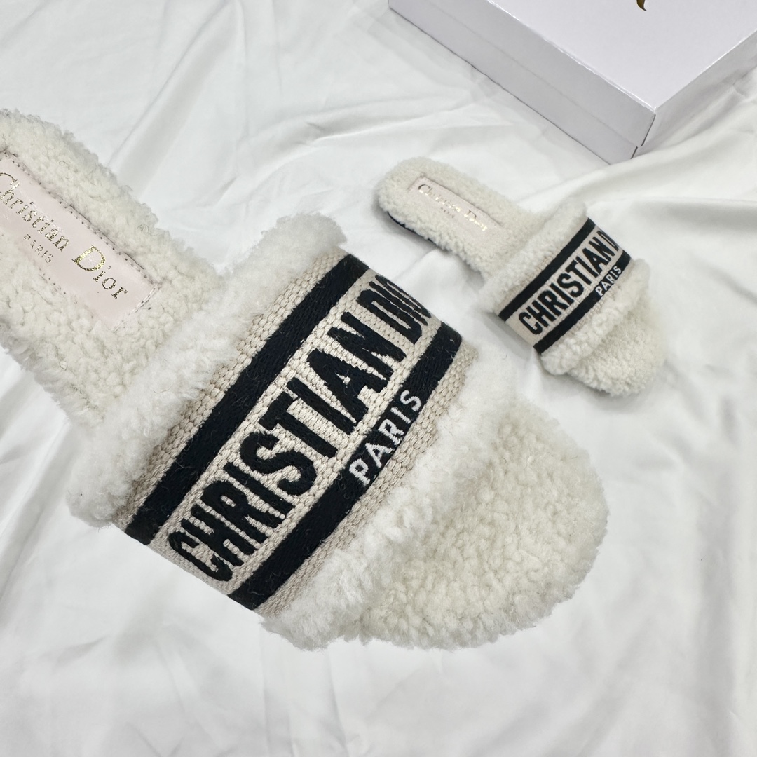 Dior winter slippers