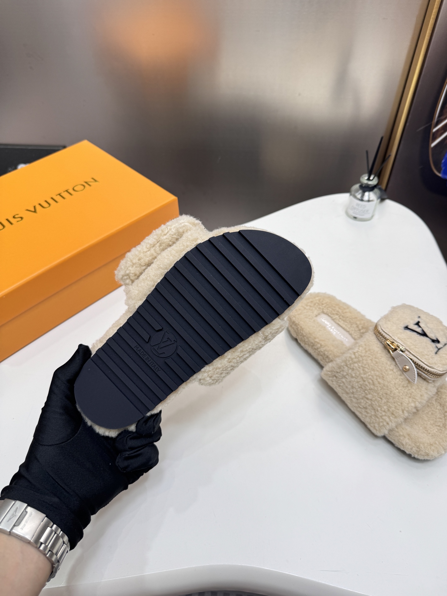 Dior winter slippers