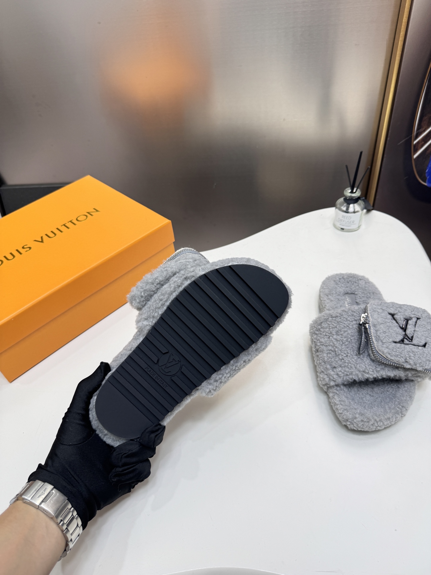 Dior winter slippers