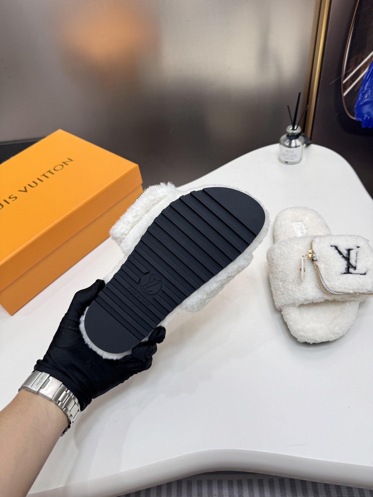 Dior winter slippers