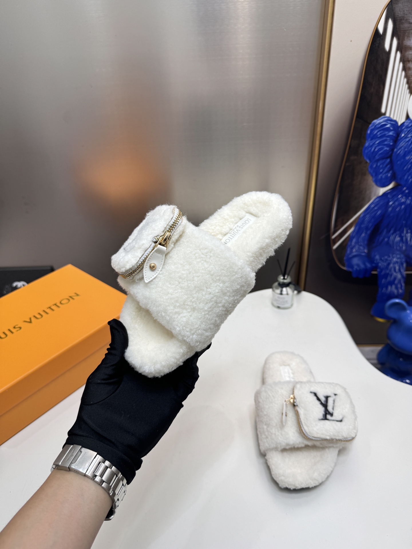 Dior winter slippers